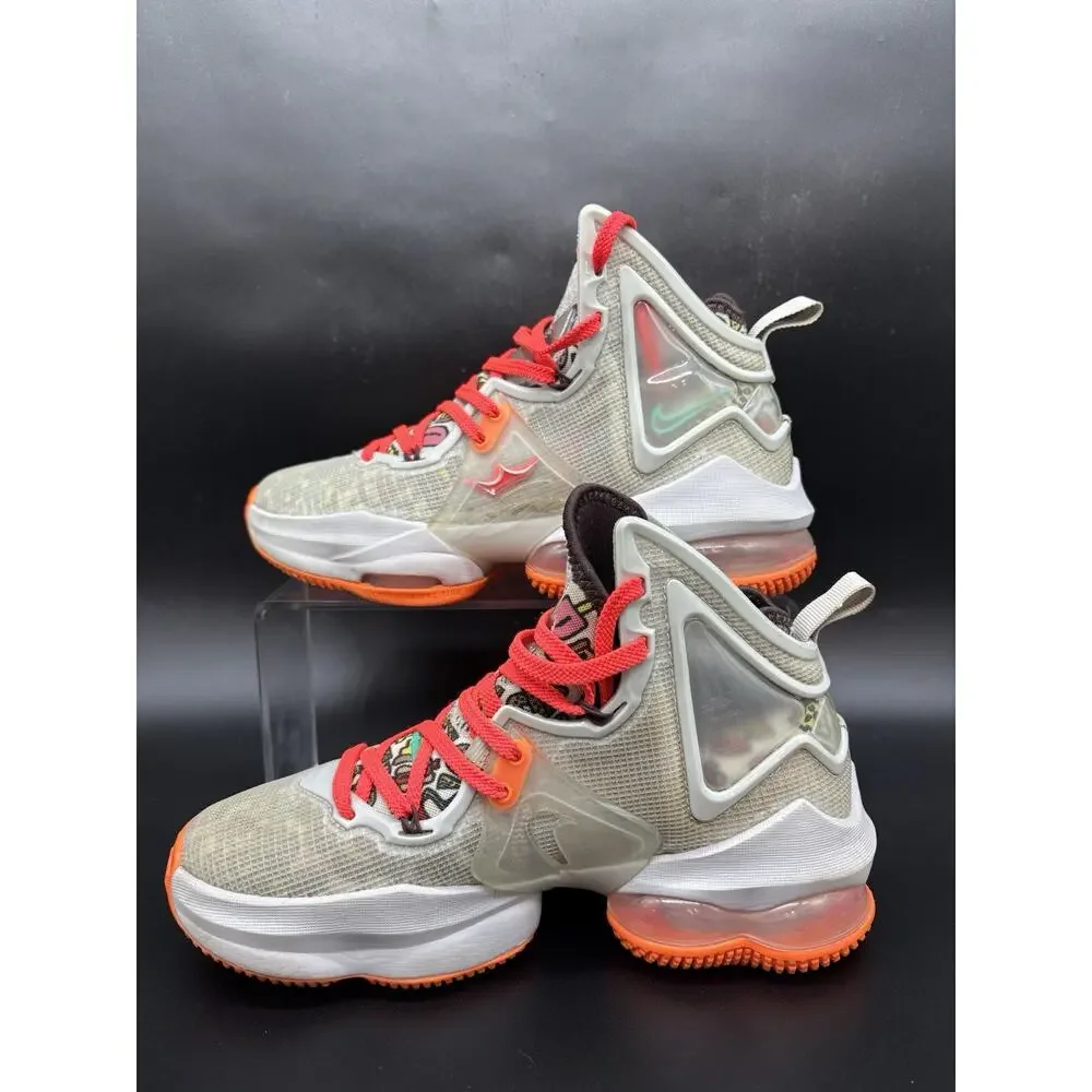Nike LeBron 19 ‘Fast Food’ Basketball Shoes DD0418-001 Youth Size 4Y